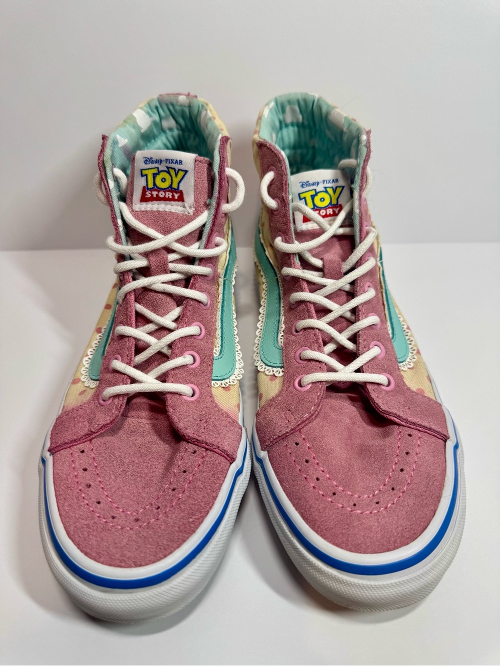 VANS x DISNEY Pixar TOY STORY Bo Peep SK8-Hi Tops Sneakers Shoes Pink Womens